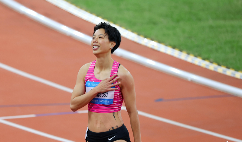 黑馬！廣東隊(duì)選手劉景揚(yáng)獲女子100米欄冠軍